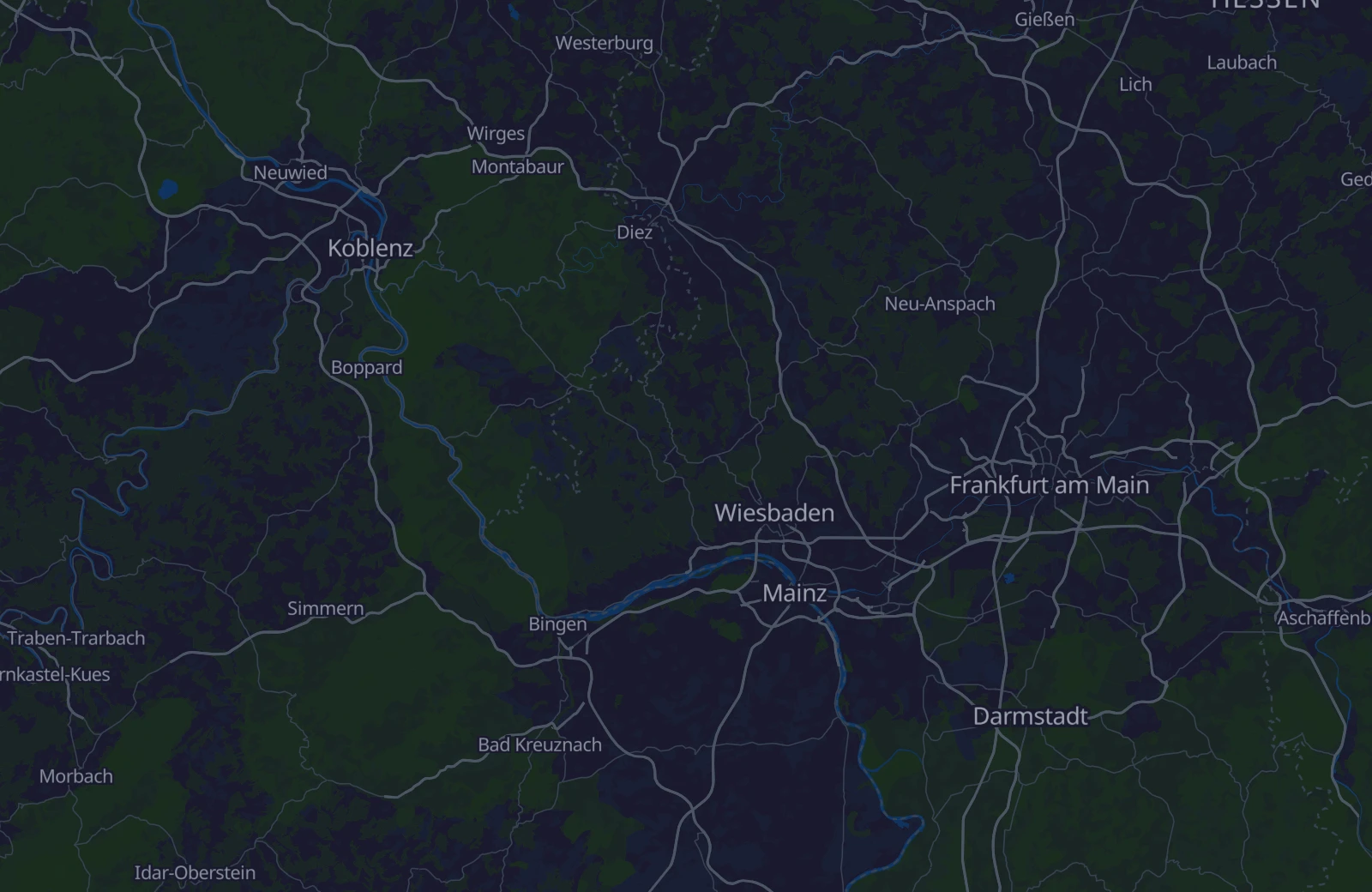 Karte: Umkreis von 26 km