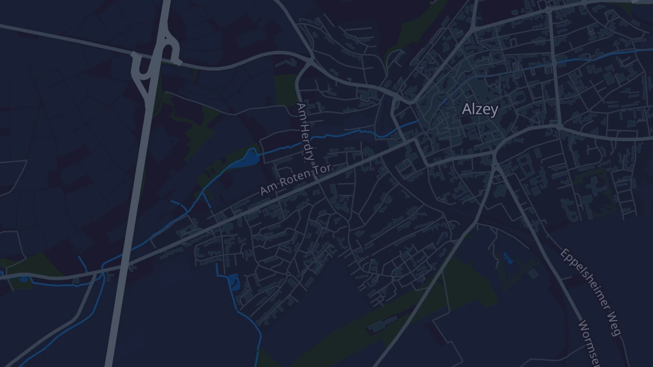 Karte von Alzey