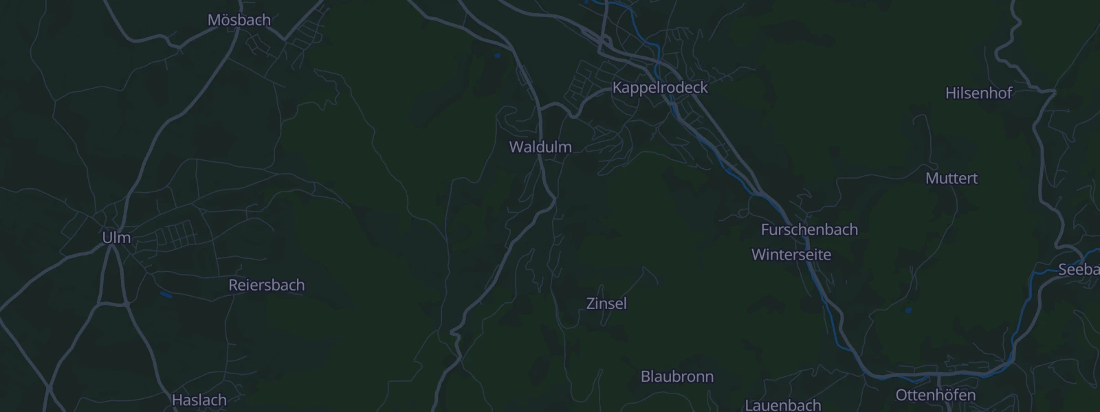 Karte von Waldulm