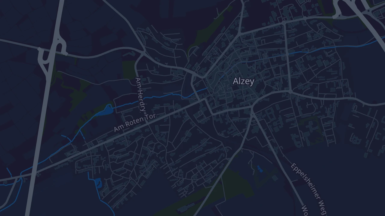 Karte von Alzey