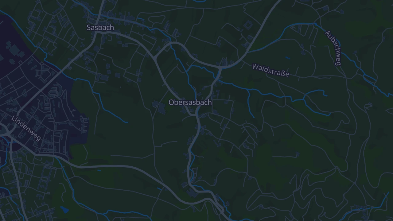 Karte von Obersasbach