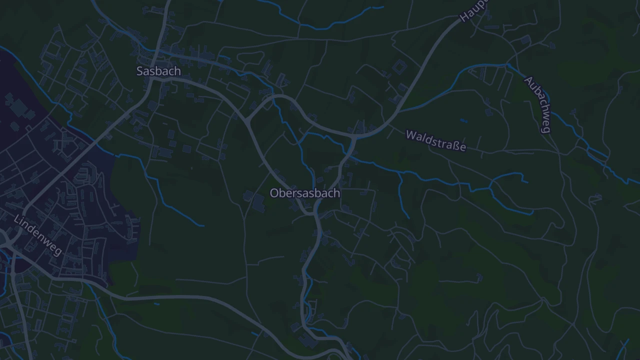 Karte von Obersasbach