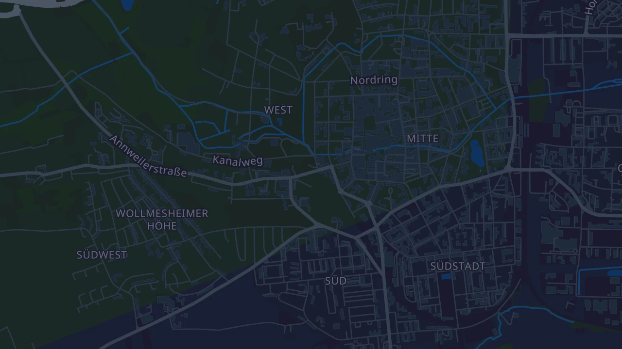 Karte von Landau in der Pfalz