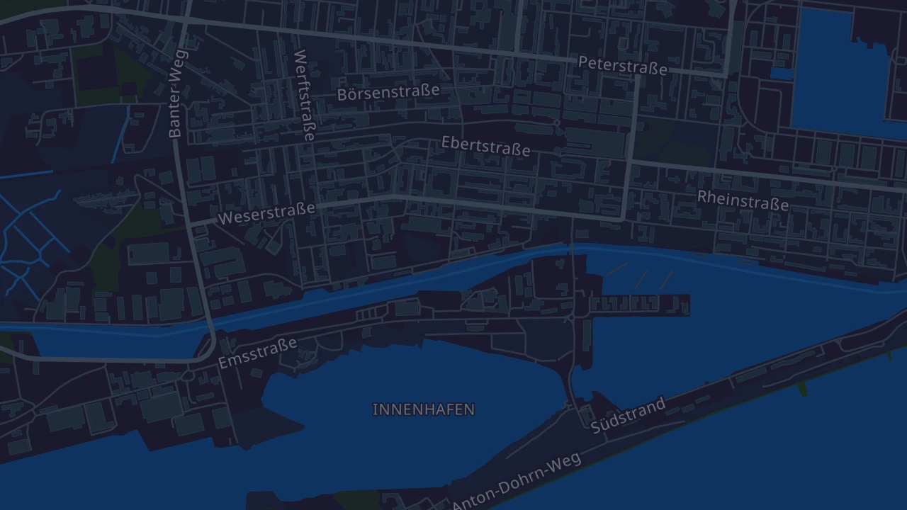 Karte von Wilhelmshaven