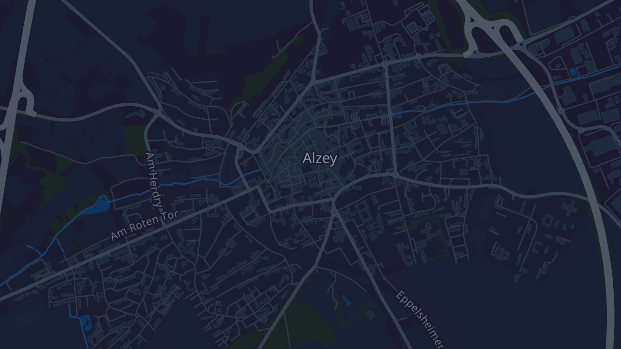 Karte von Alzey