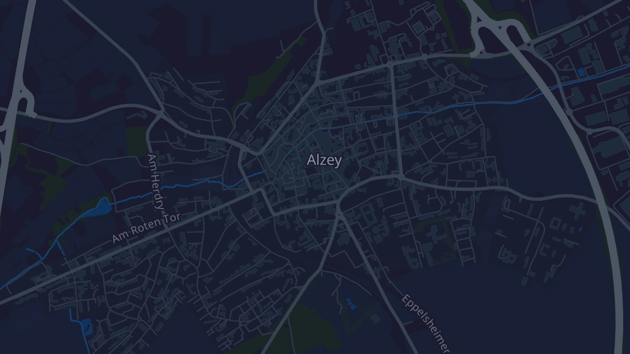 Karte von Alzey