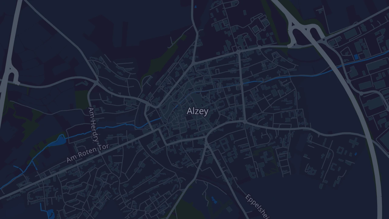 Karte von Alzey