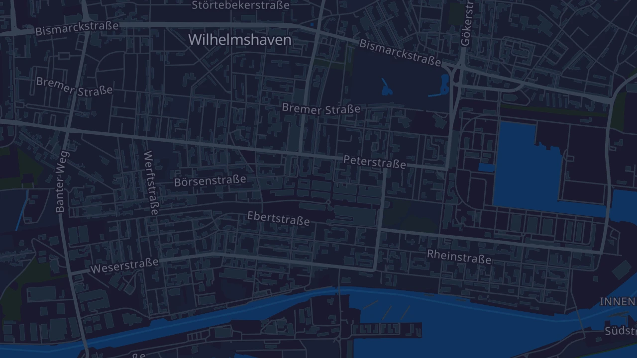 Karte von Wilhelmshaven