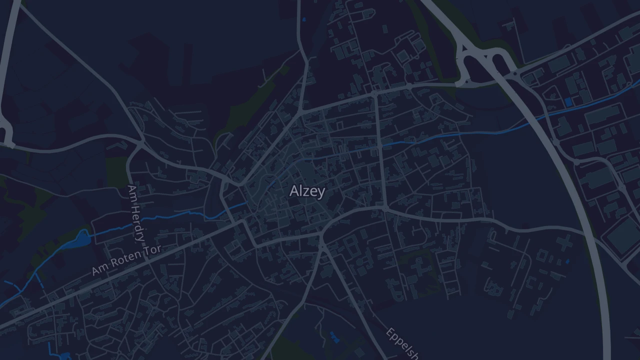 Karte von Alzey
