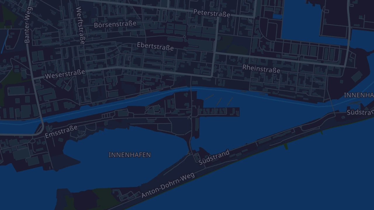 Karte von Wilhelmshaven