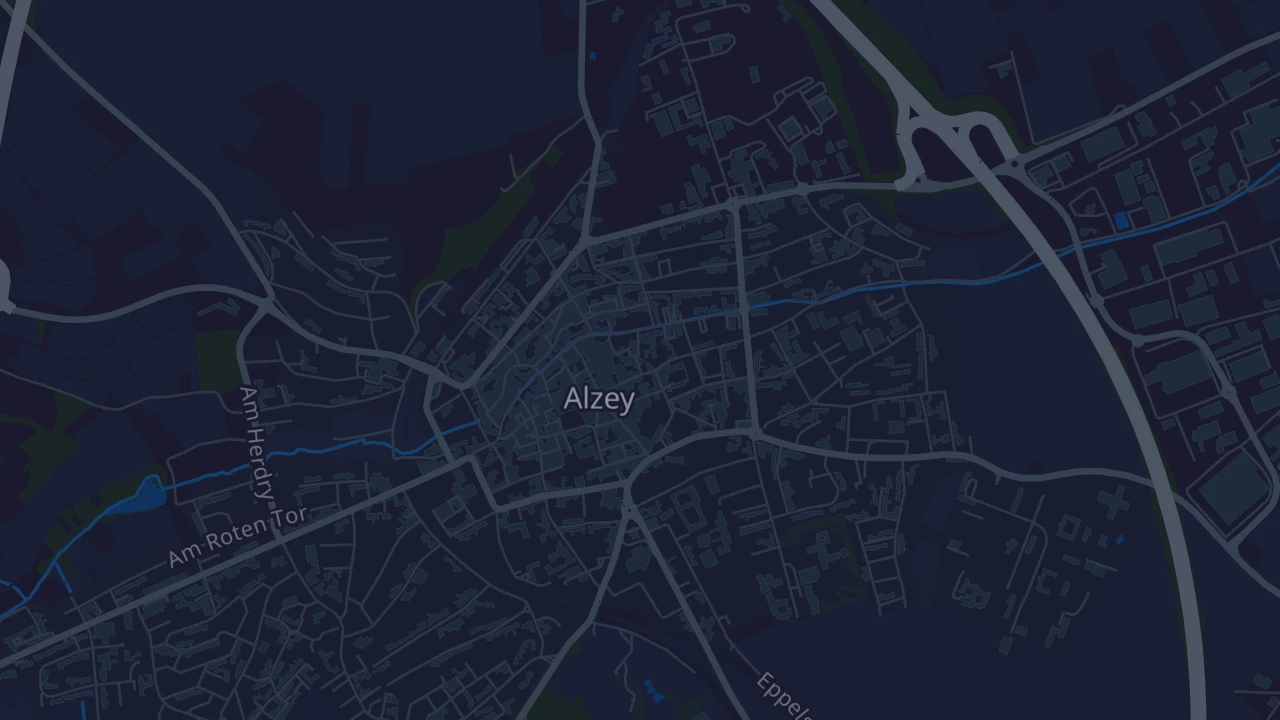 Karte von Alzey