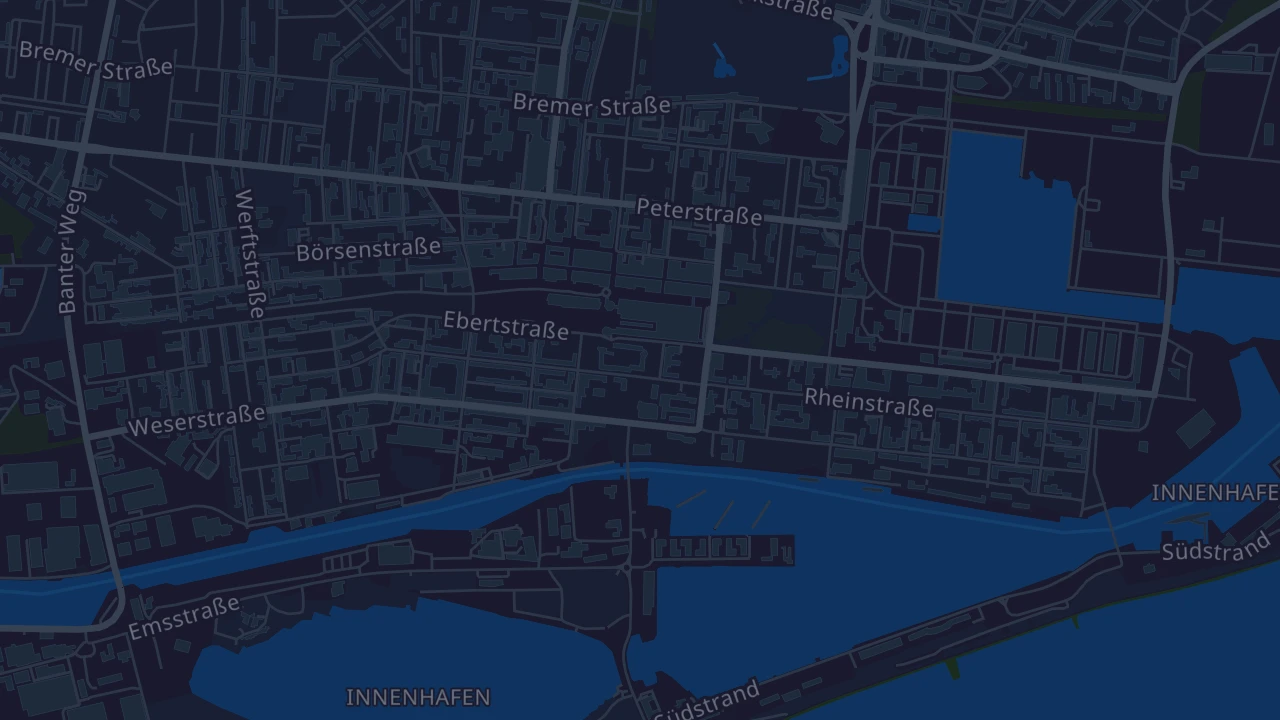 Karte von Wilhelmshaven
