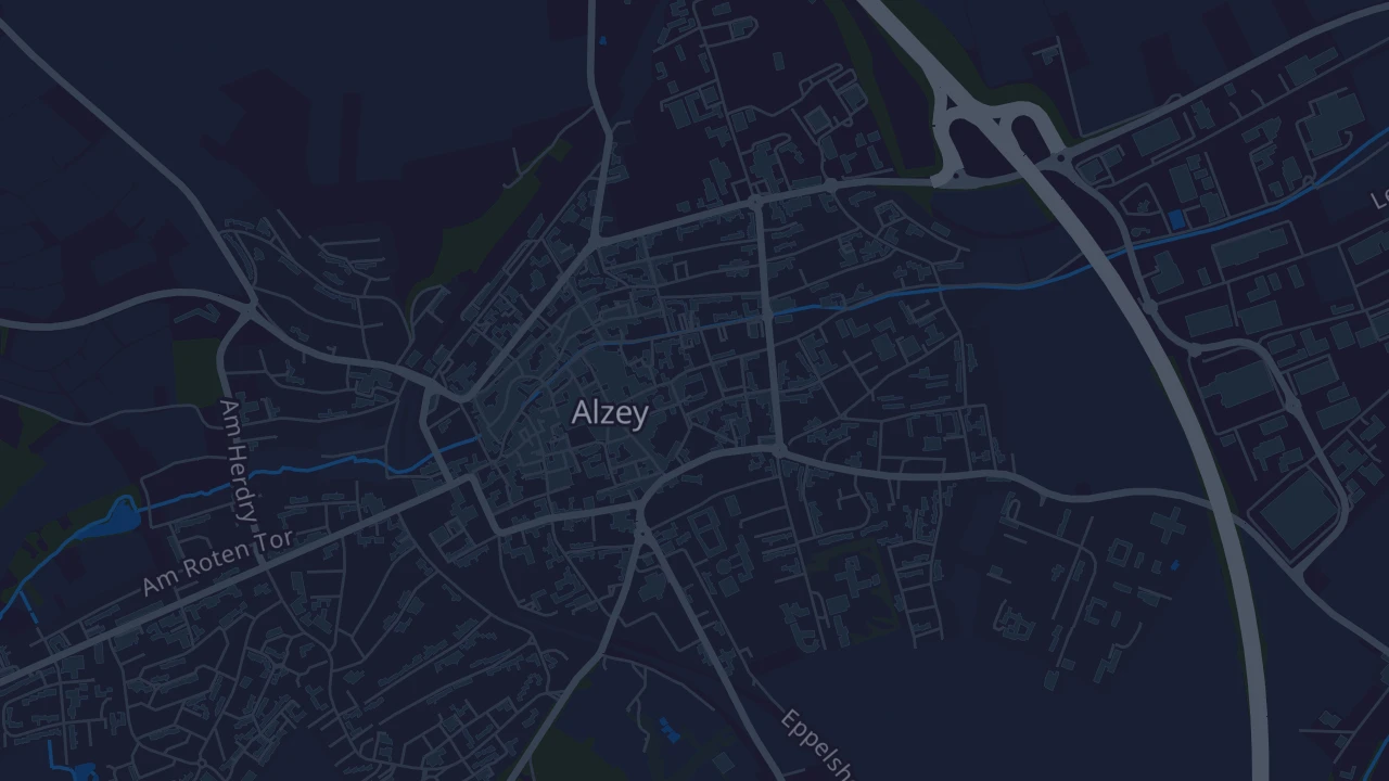 Karte von Alzey