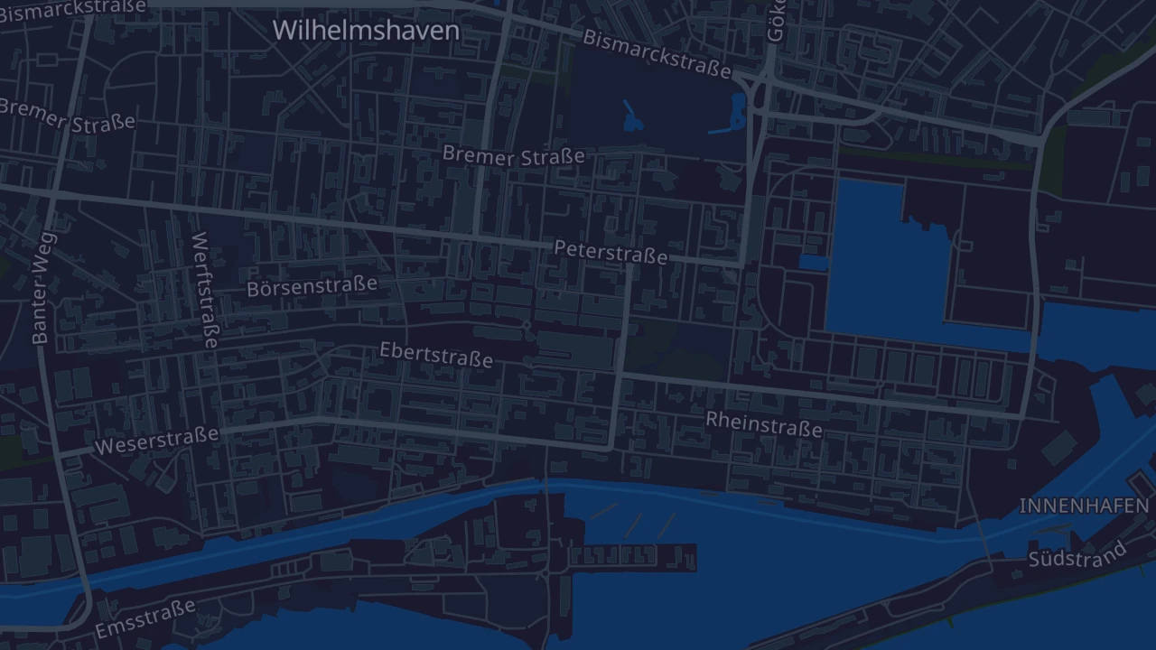 Karte von Wilhelmshaven