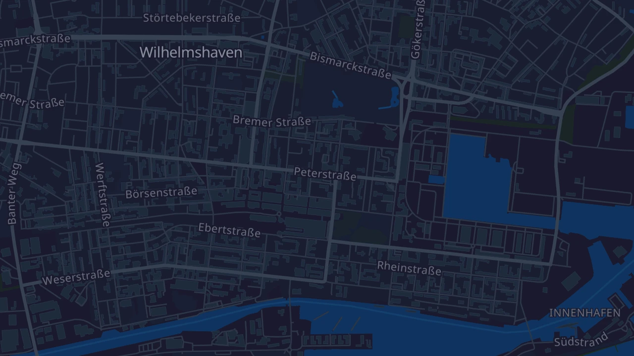 Karte von Wilhelmshaven