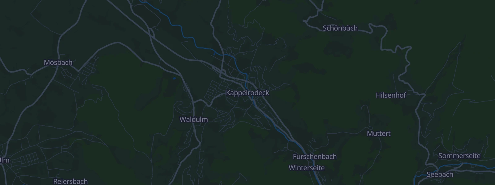 Karte von Kappelrodeck