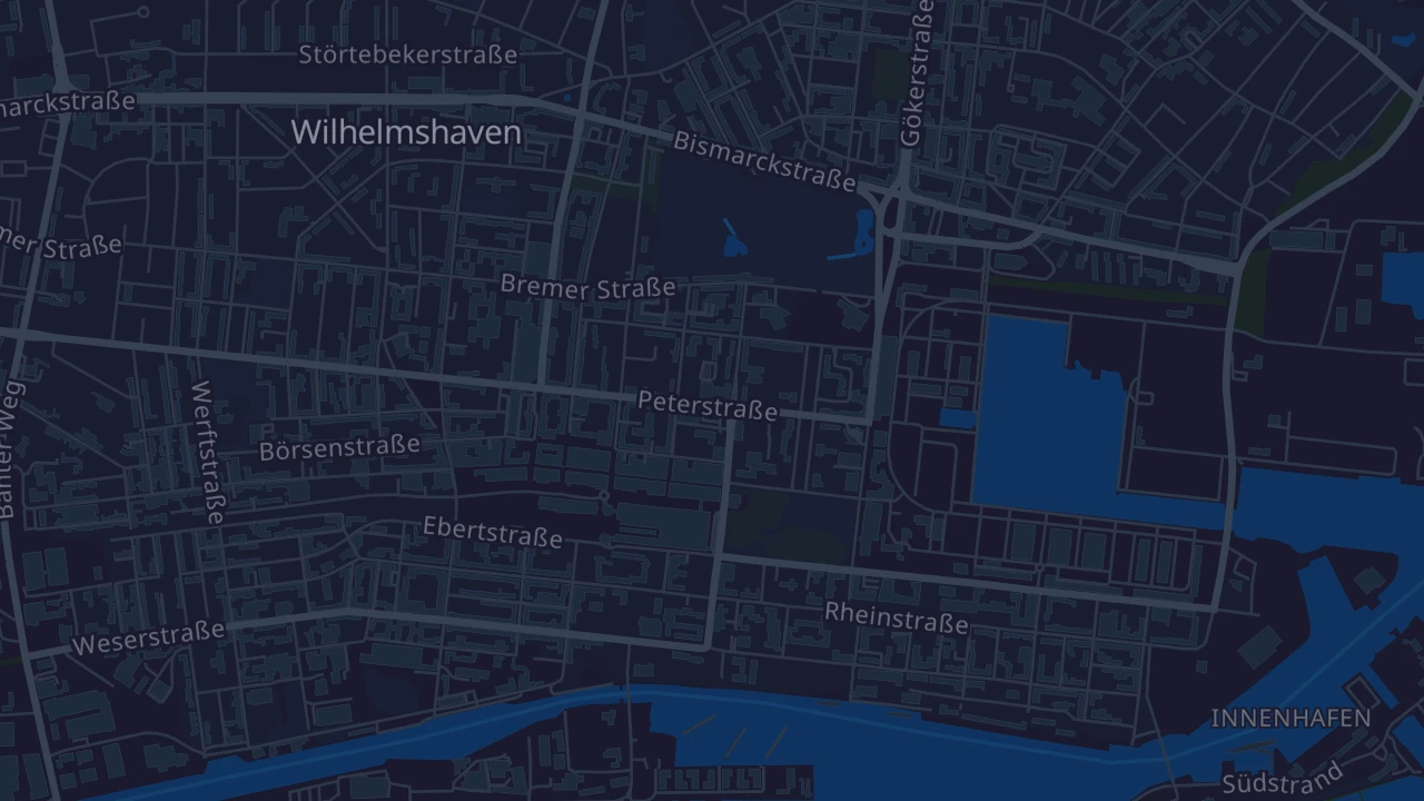 Karte von Wilhelmshaven