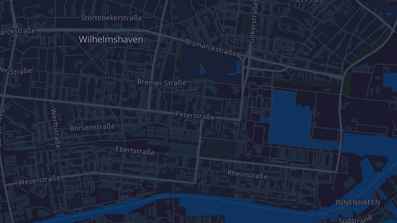 Karte von Wilhelmshaven