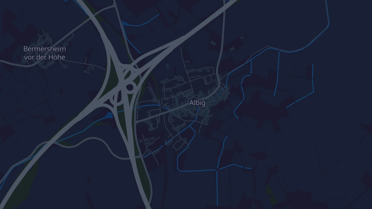 Karte von Albig