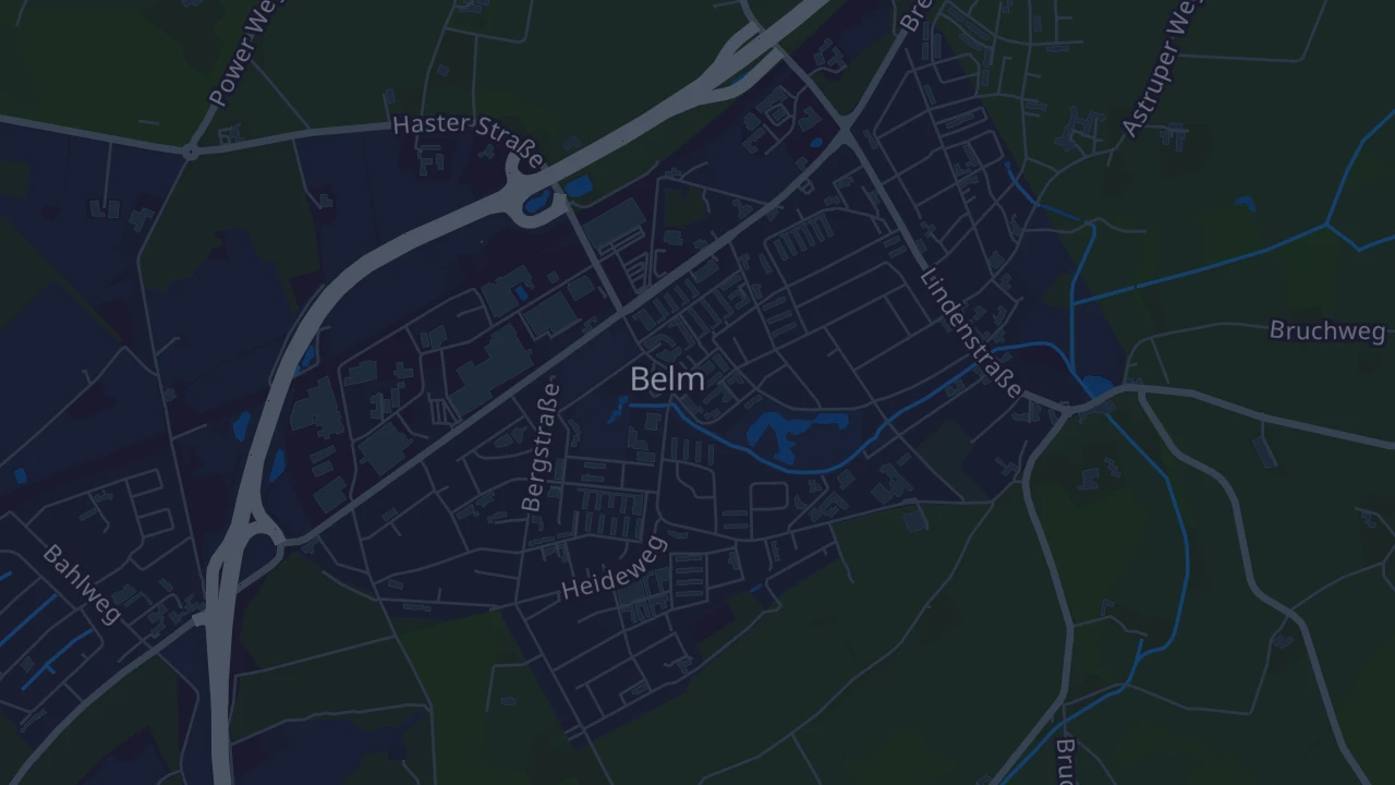 Karte von Belm