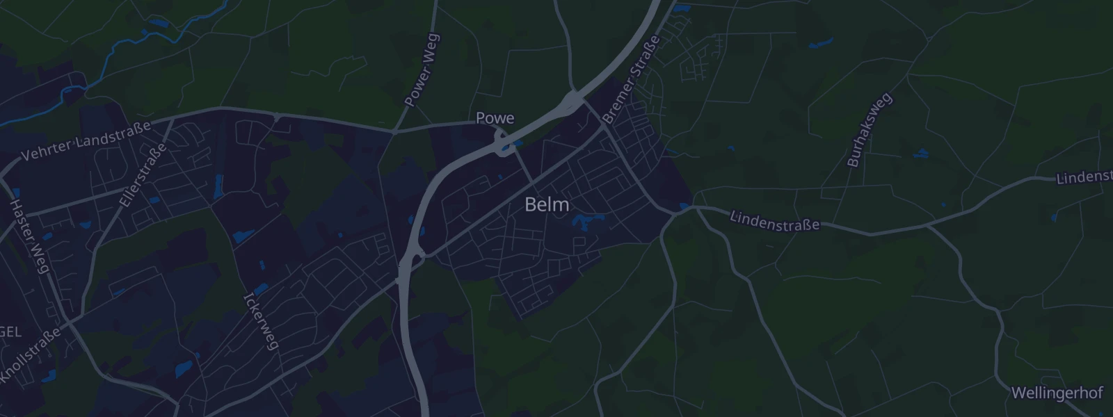 Karte von Belm