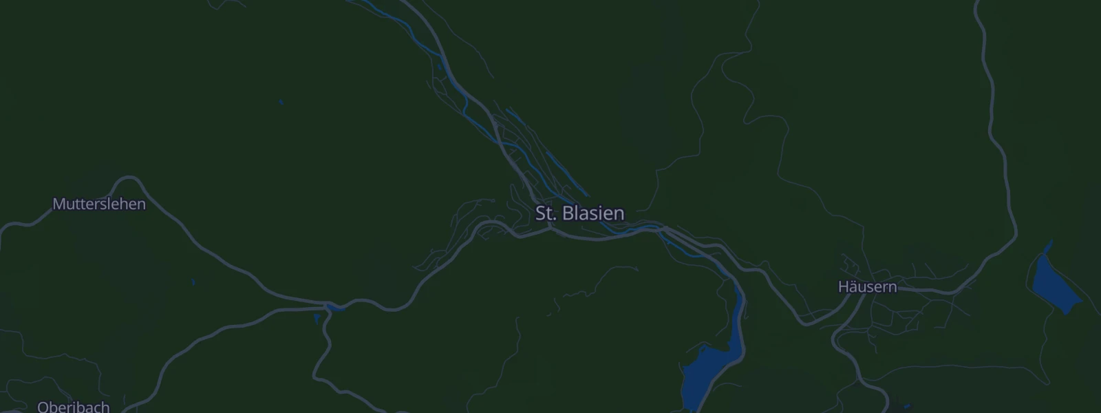 Karte von St. Blasien