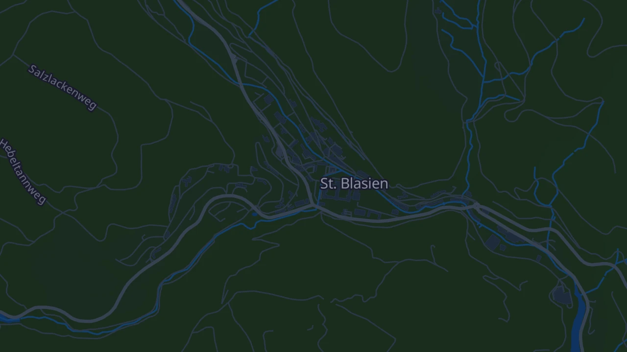 Karte von St. Blasien