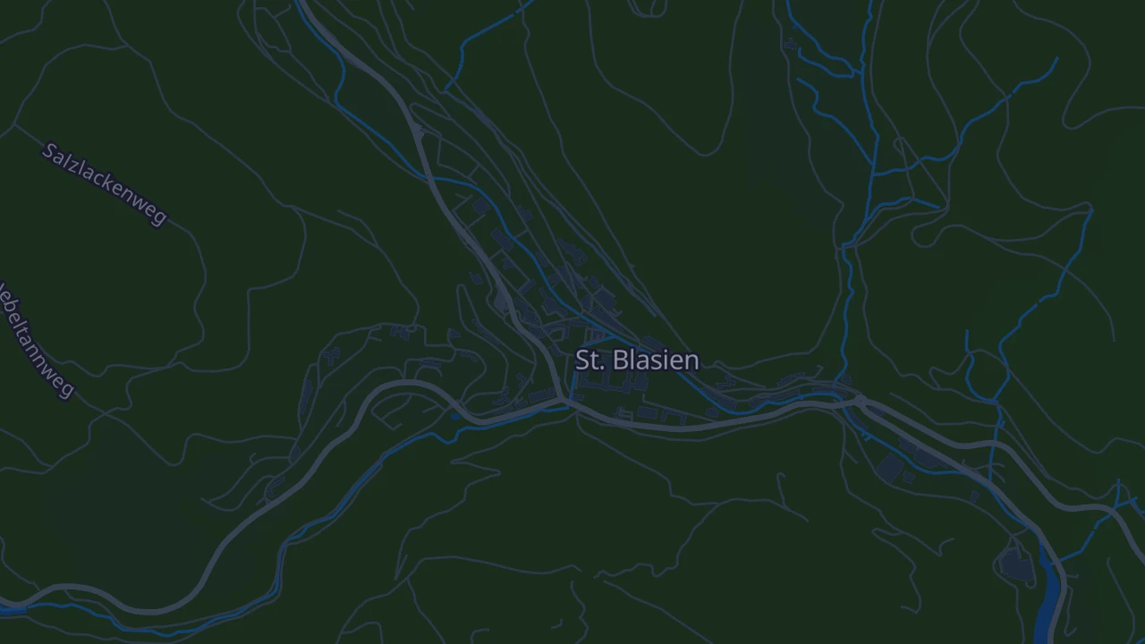 Karte von St. Blasien