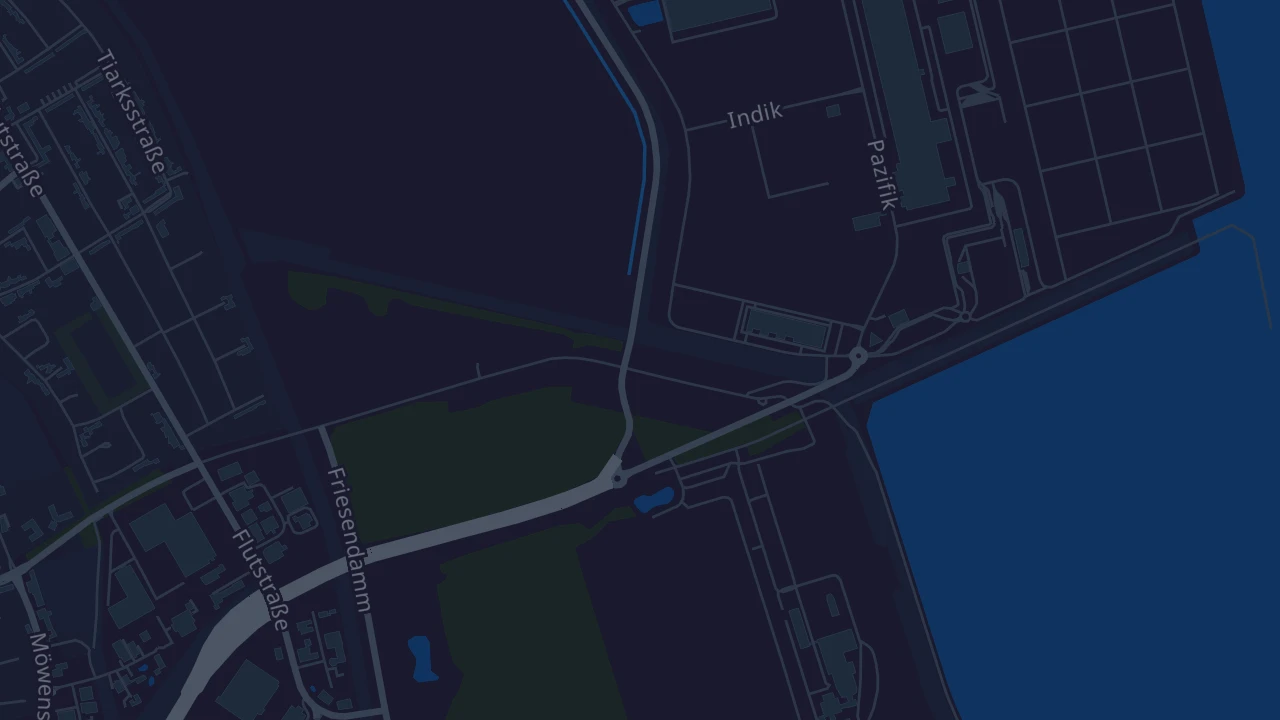 Karte von Wilhelmshaven