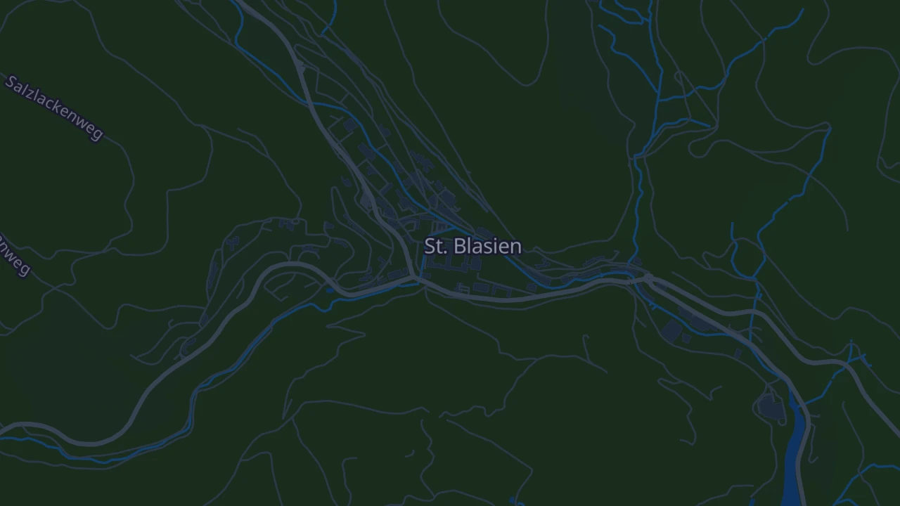 Karte von St. Blasien