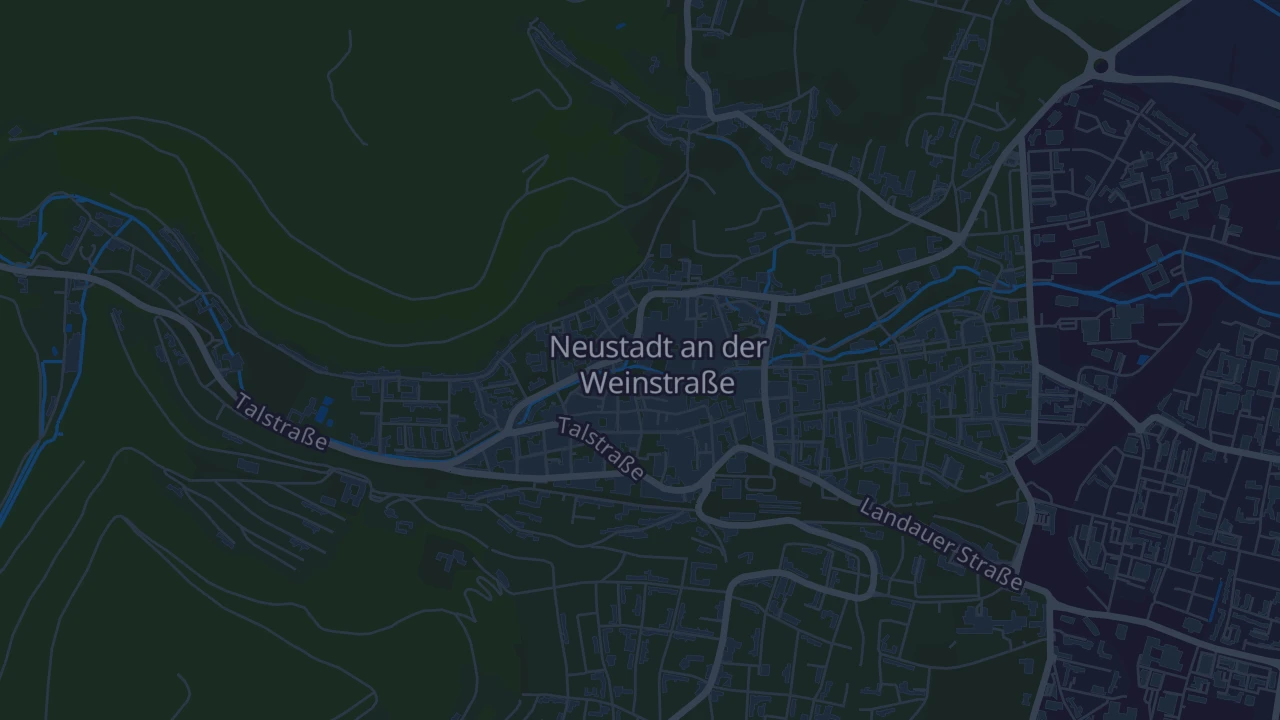 Karte von Neustadt an der Weinstraße