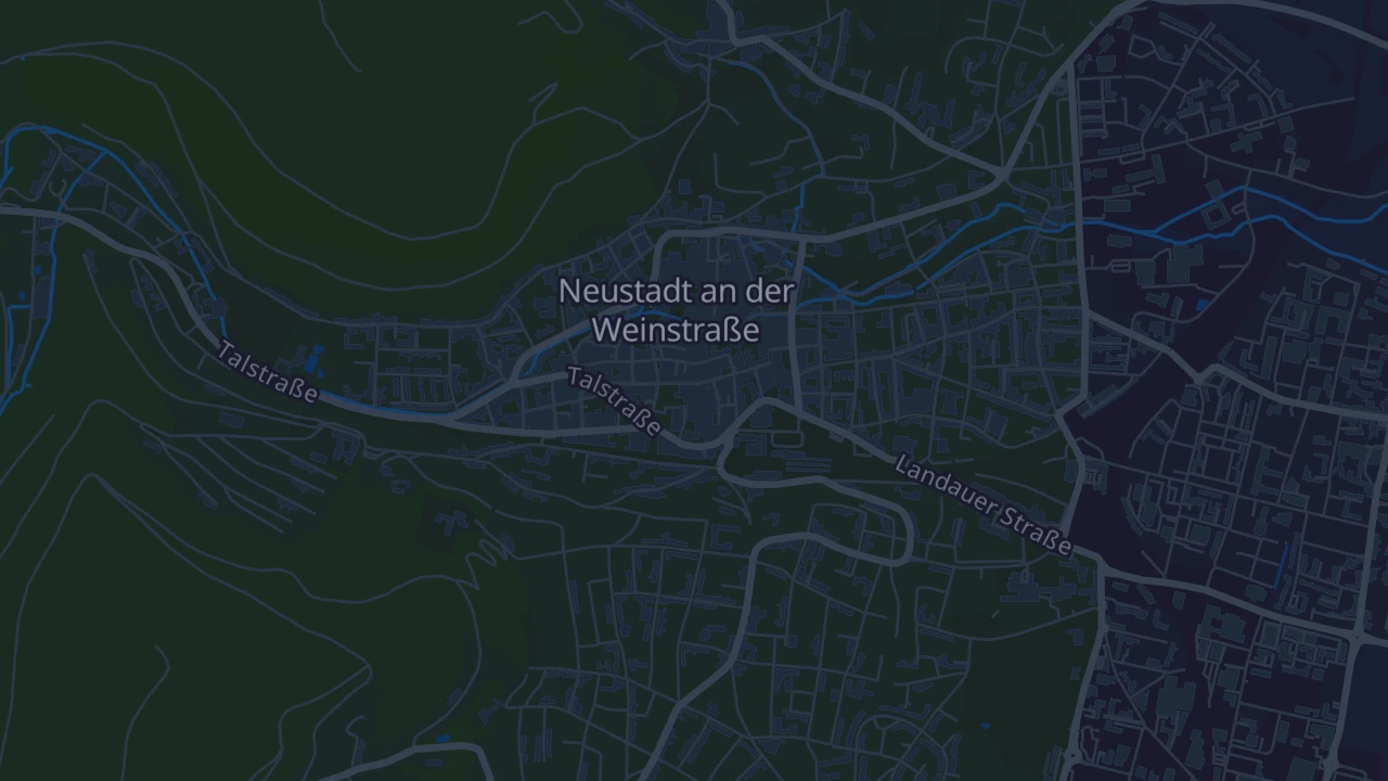 Karte von Neustadt an der Weinstraße