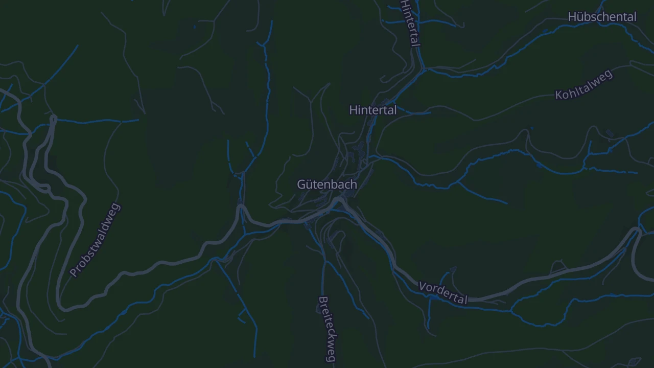 Karte von Gütenbach