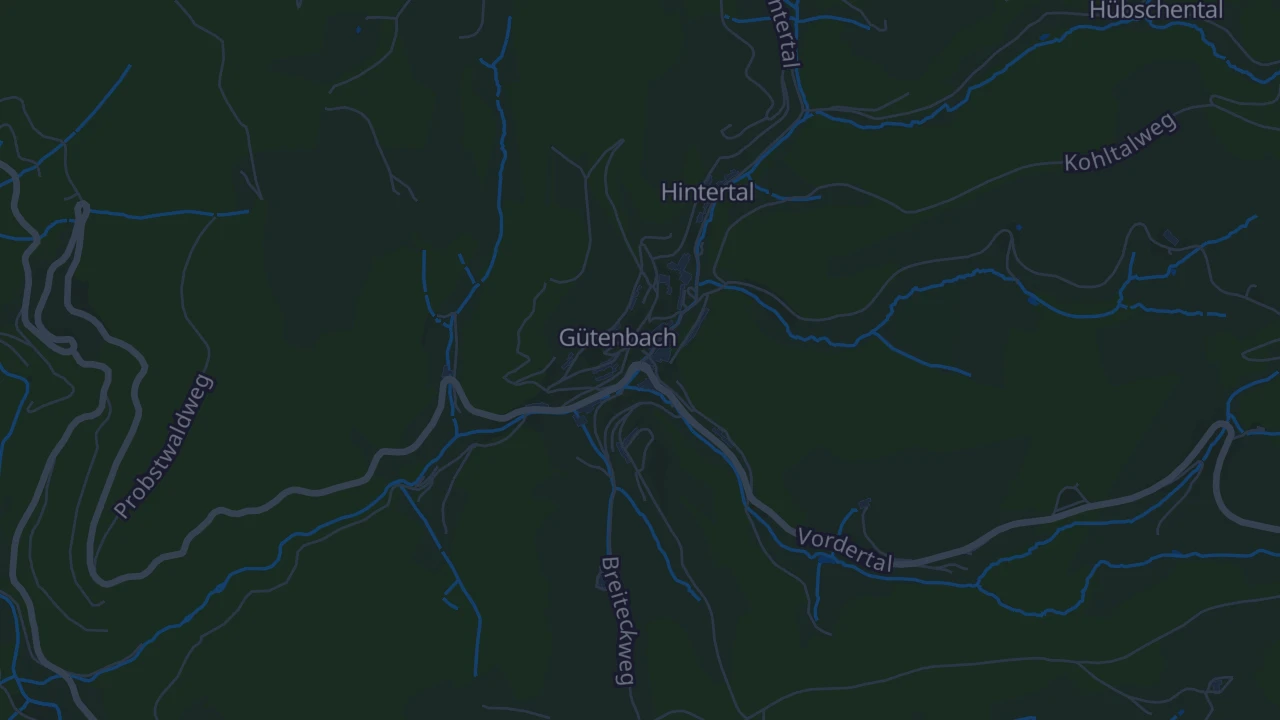 Karte von Gütenbach
