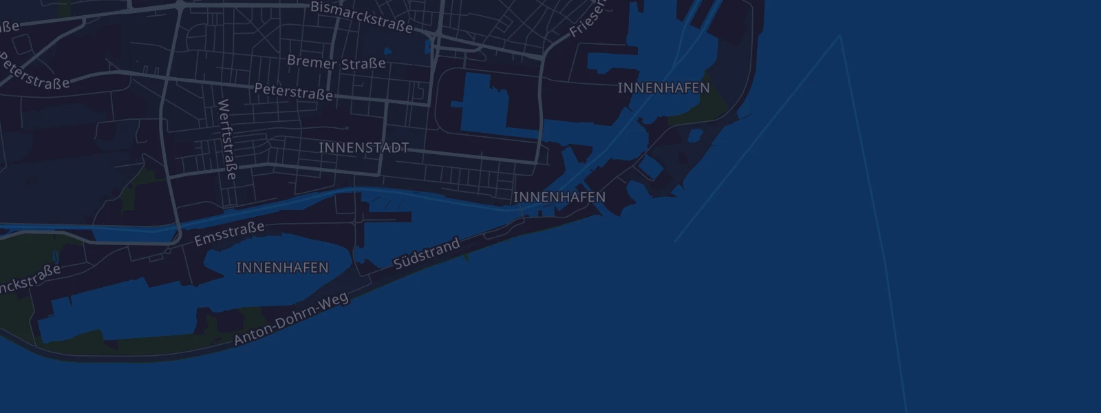 Karte von Wilhelmshaven