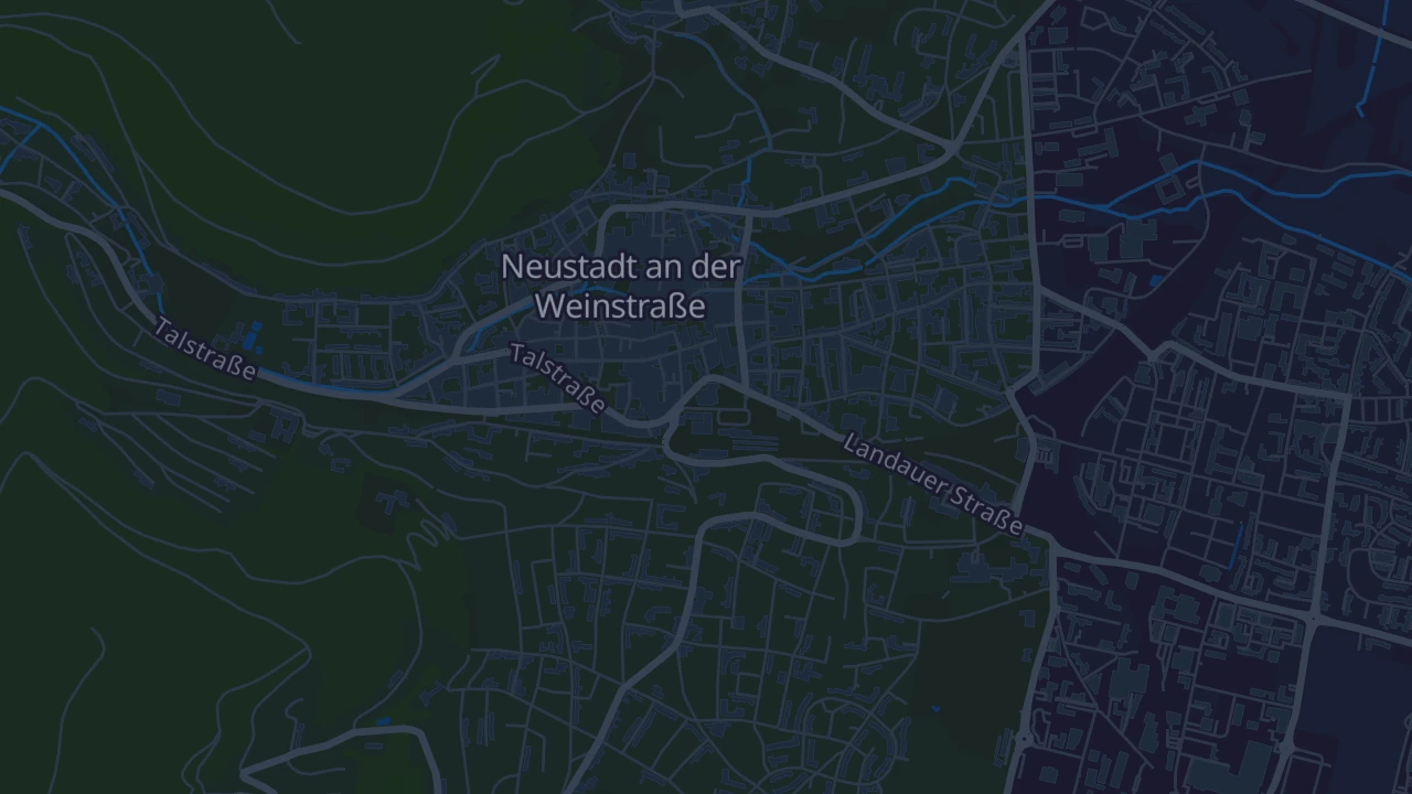 Karte von Neustadt an der Weinstraße