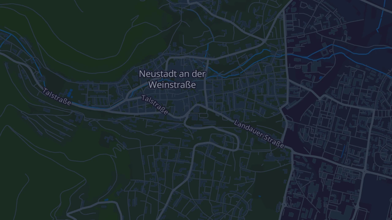 Karte von Neustadt an der Weinstraße