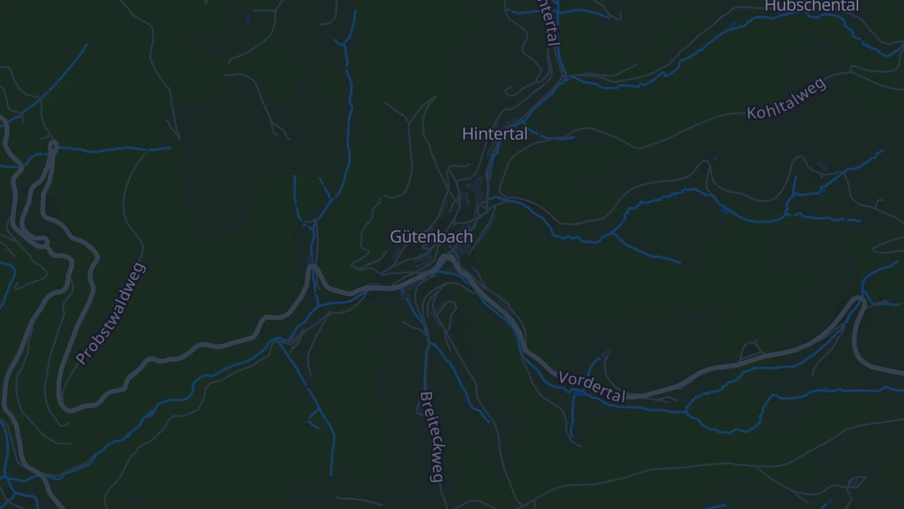 Karte von Gütenbach