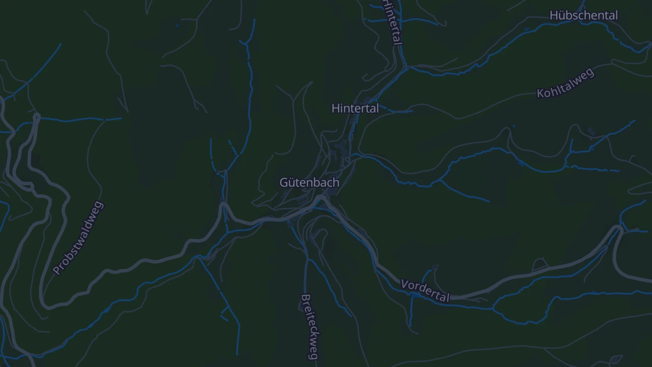 Karte von Gütenbach
