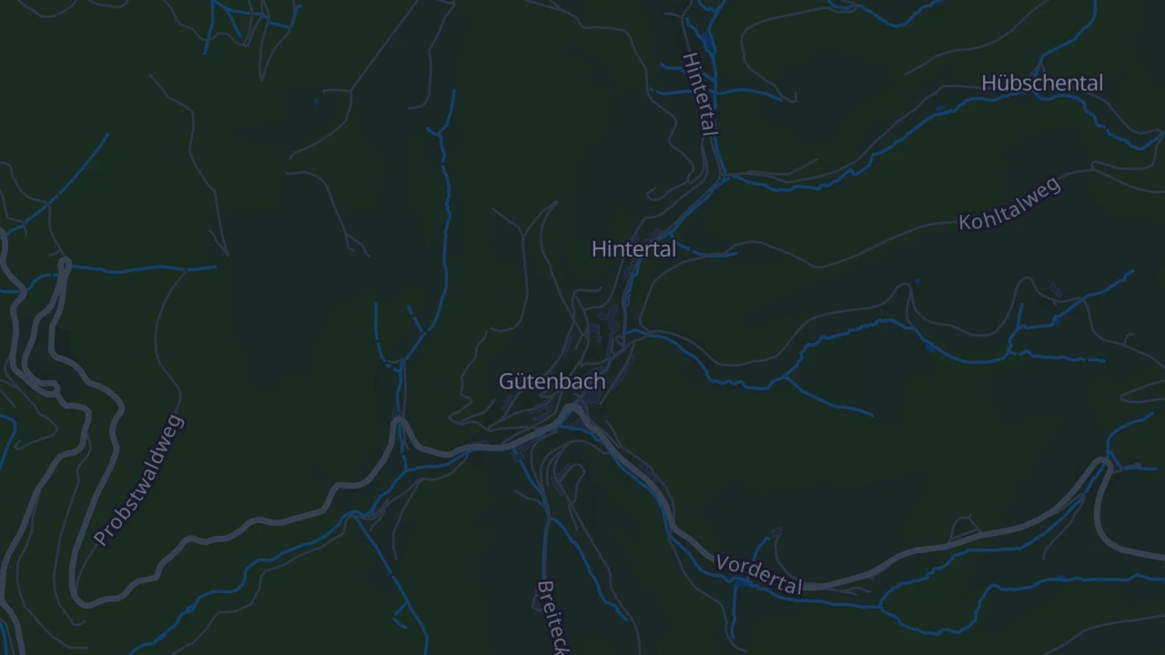 Karte von Gütenbach