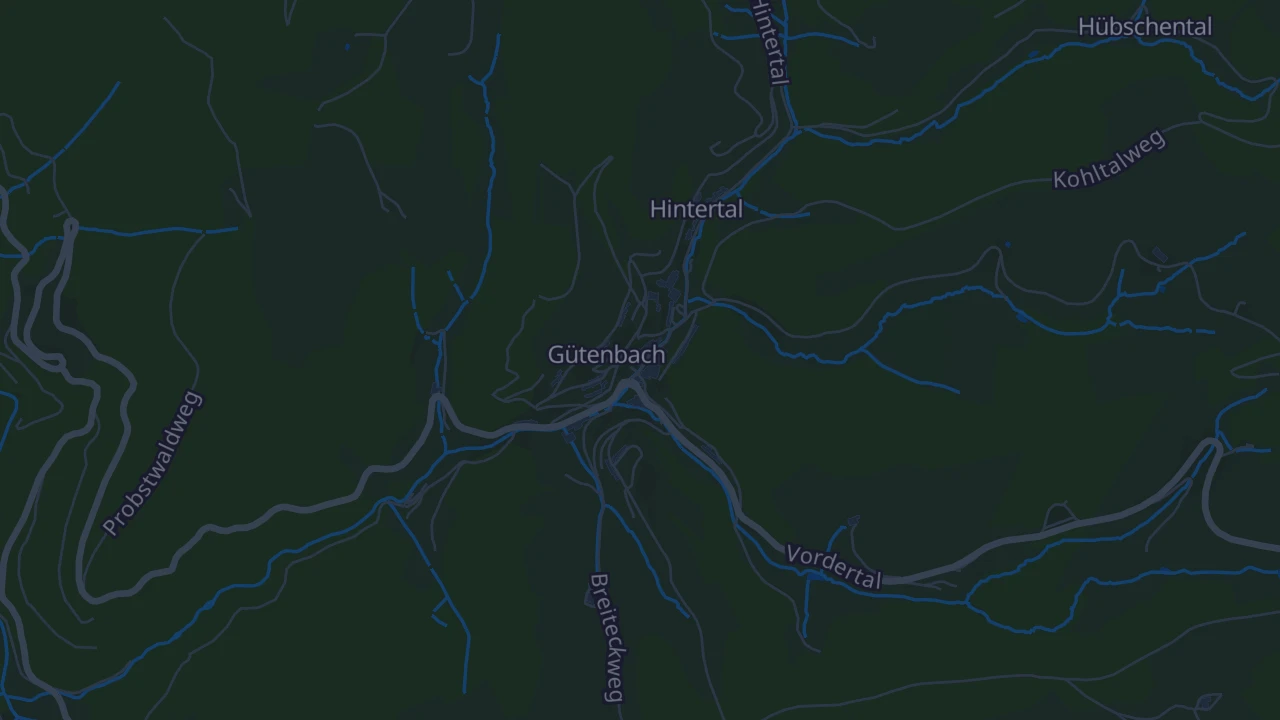 Karte von Gütenbach