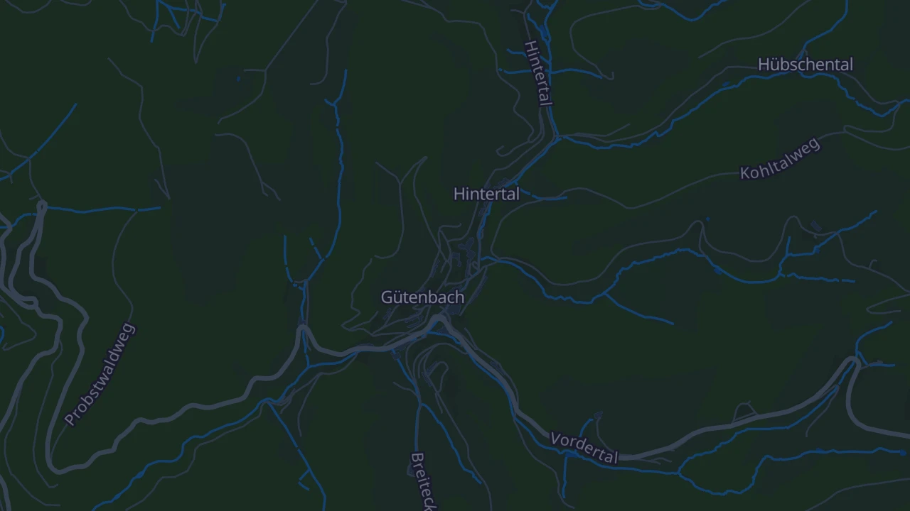 Karte von Gütenbach