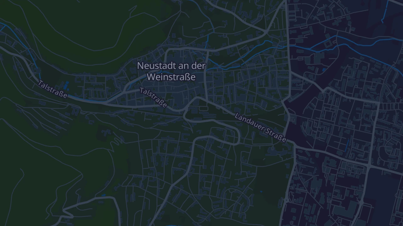 Karte von Neustadt an der Weinstraße