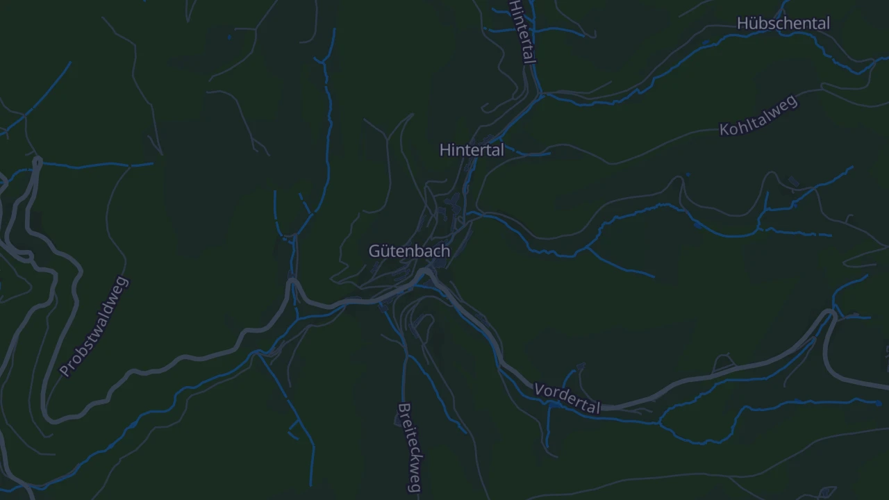 Karte von Gütenbach