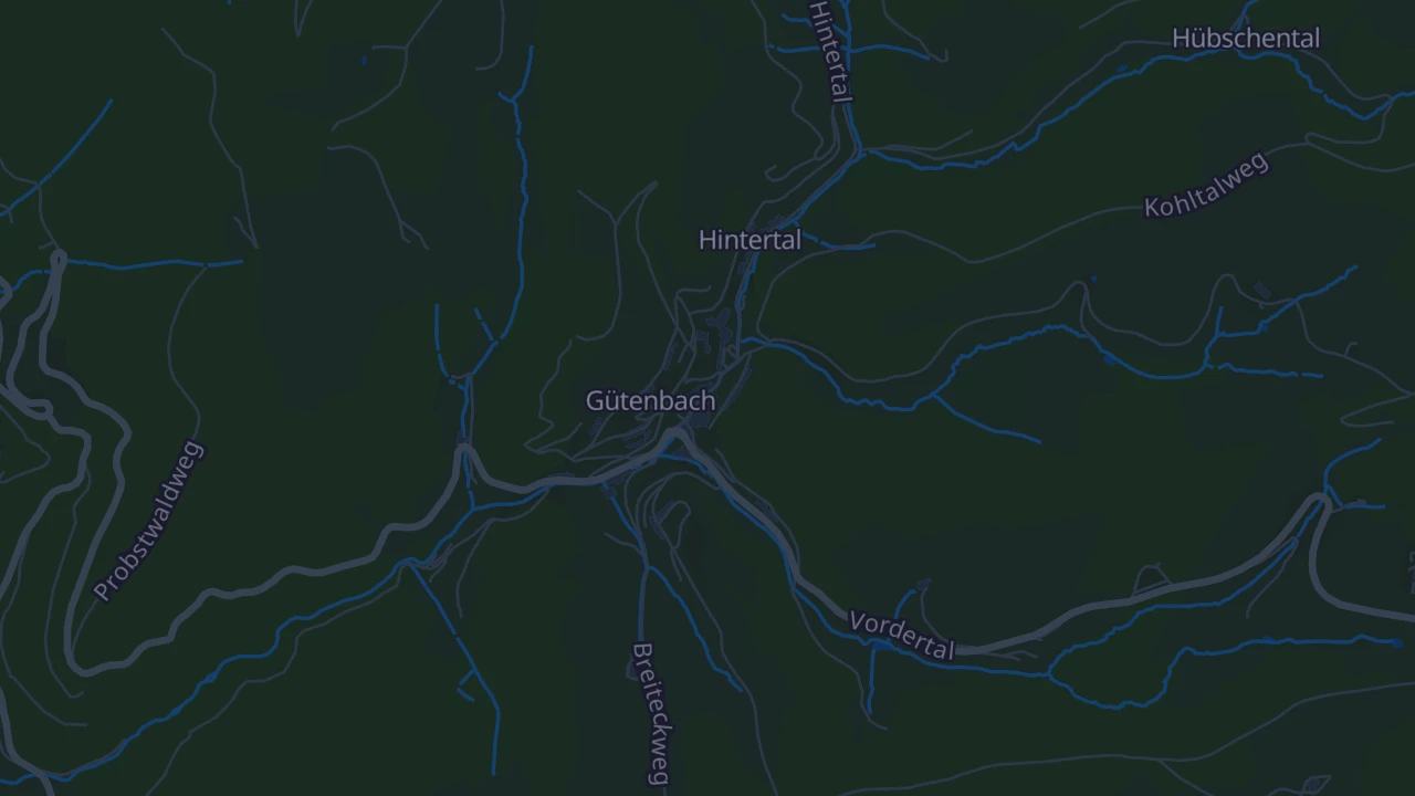 Karte von Gütenbach