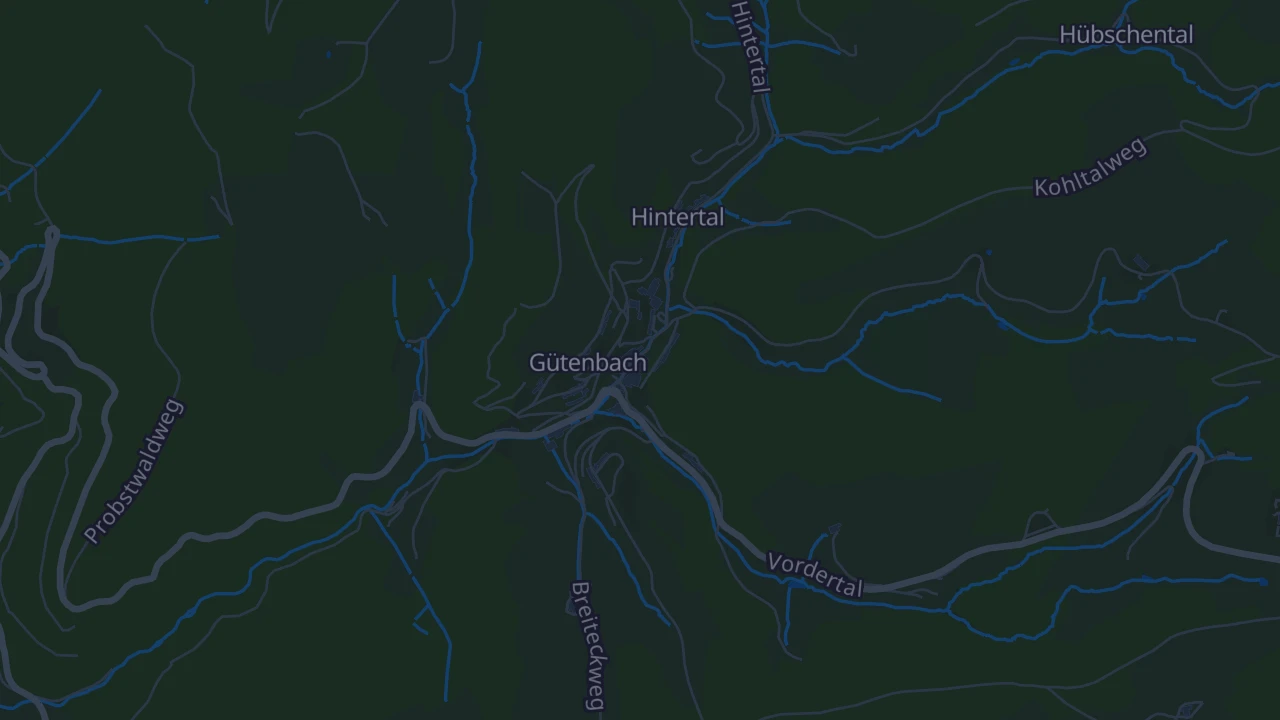 Karte von Gütenbach