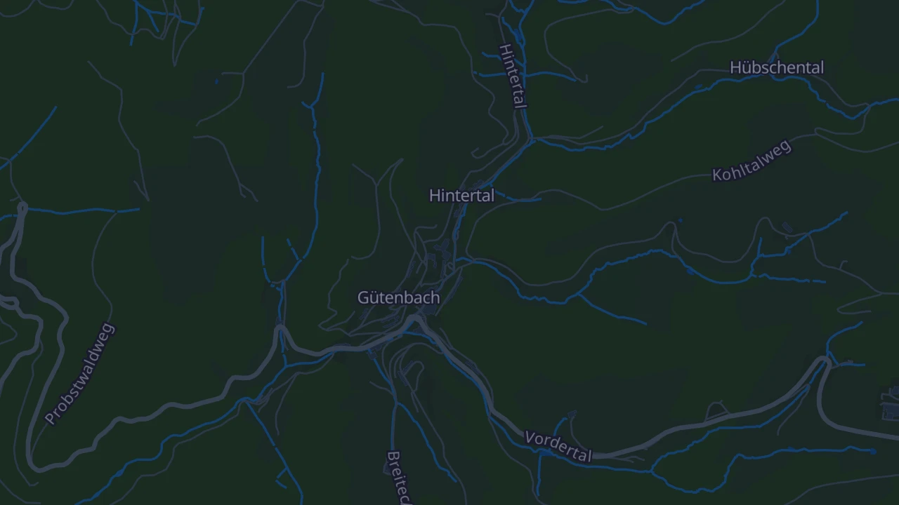 Karte von Gütenbach