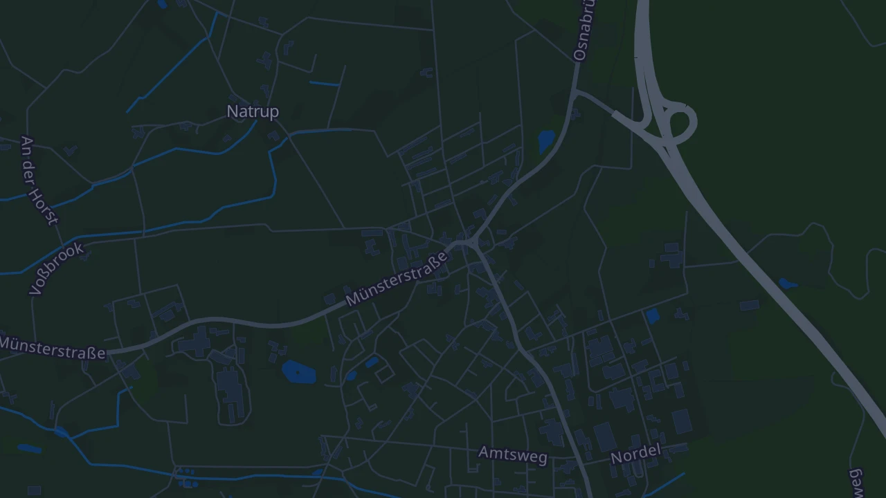 Karte von Hilter am Teutoburger Wald