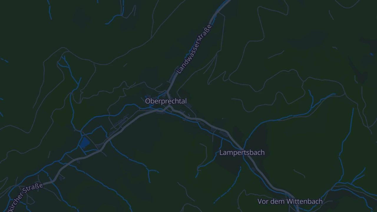 Karte von Elzach