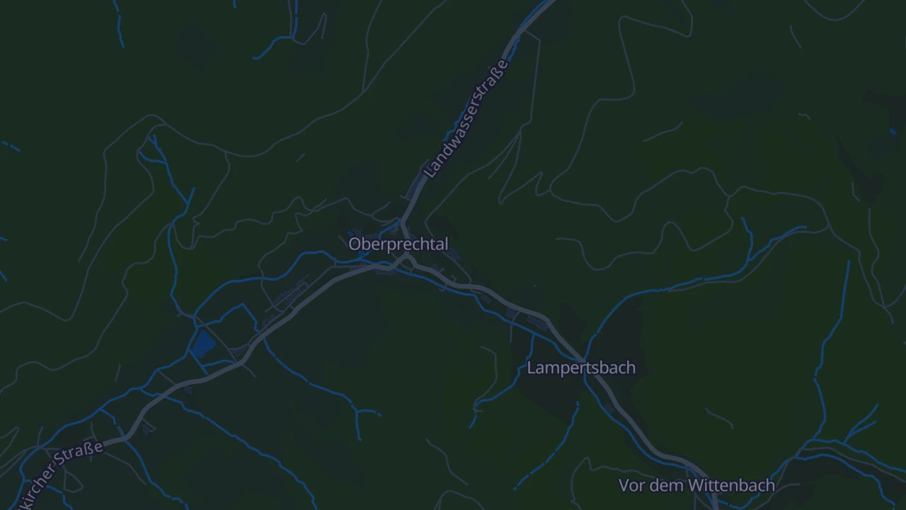 Karte von Elzach